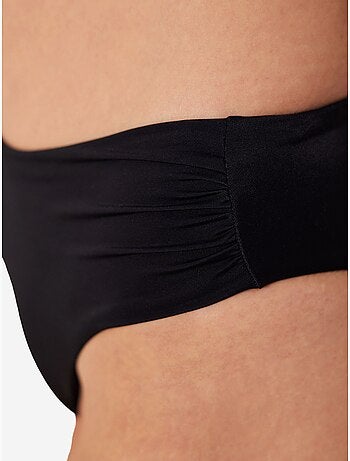Slip bikini basic a vita alta con arricciature penti