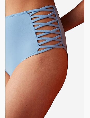Slip bikini basic a vita alta con dettagli con laccetti laterali penti