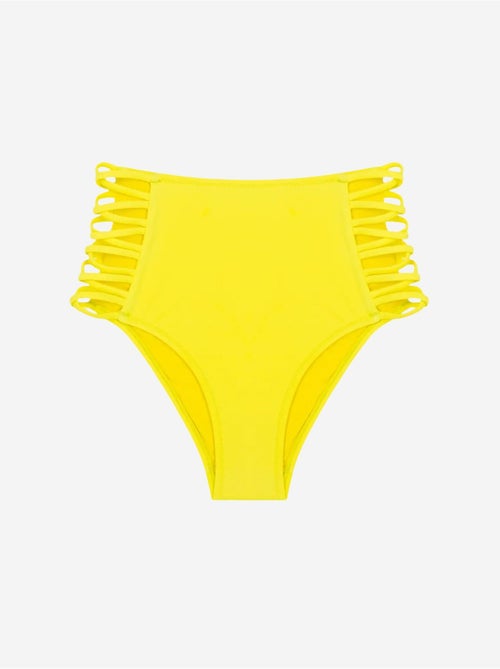 Slip bikini basic a vita alta con dettaglio laccio penti - Kiabi