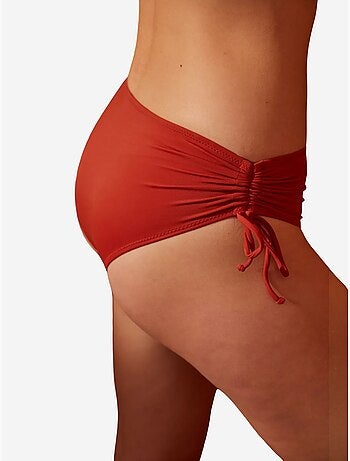 Slip bikini basic a vita alta con laccio penti