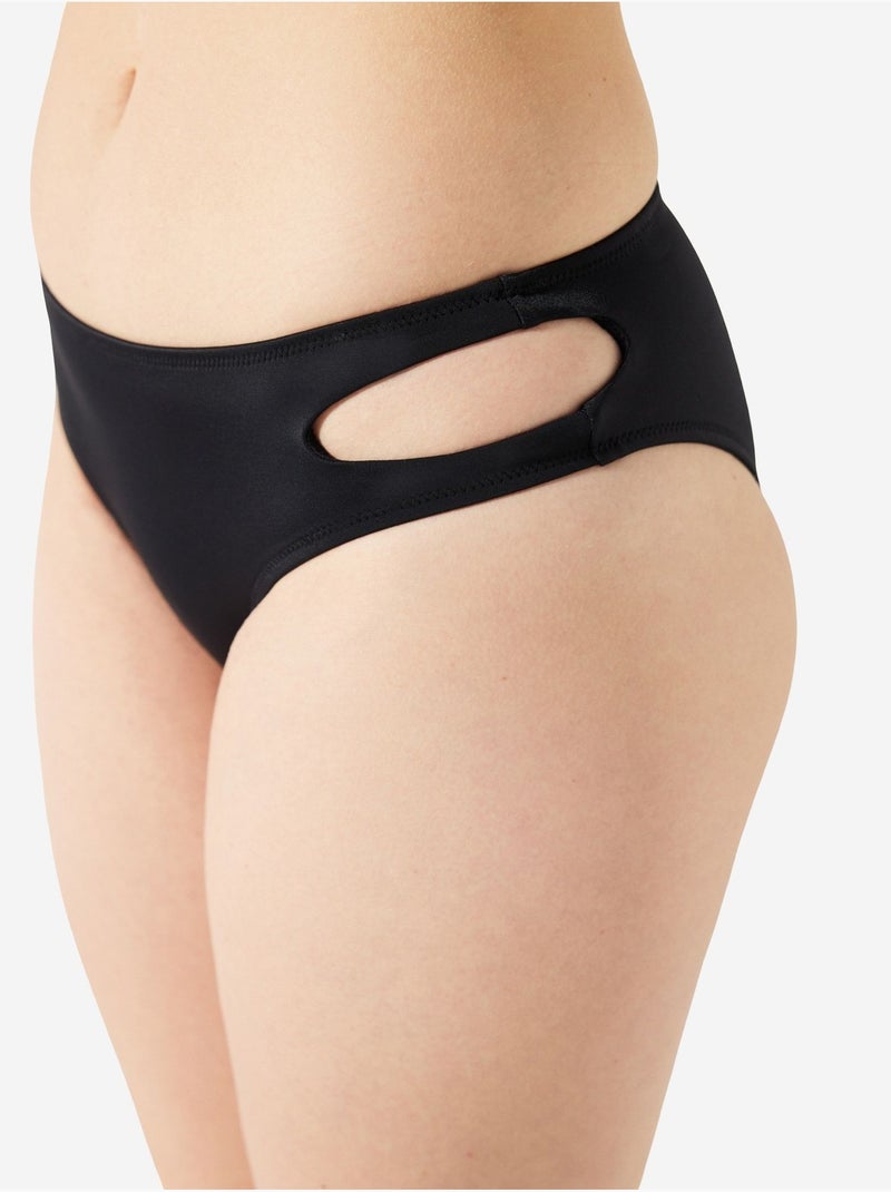 Slip bikini basic con dettaglio cut-out penti Nero - Kiabi
