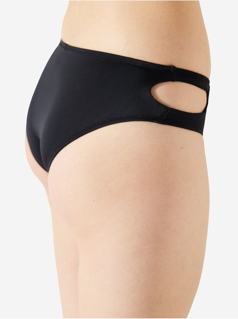 Slip bikini basic con dettaglio cut-out penti Nero - Kiabi