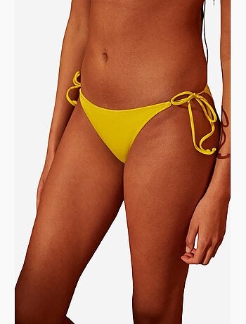 Slip bikini basic con laccetti penti