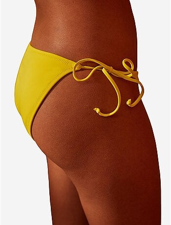 Slip bikini basic con laccetti penti