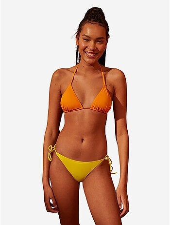 Slip bikini basic con laccetti penti