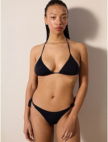 Slip bikini basic con laccetti penti