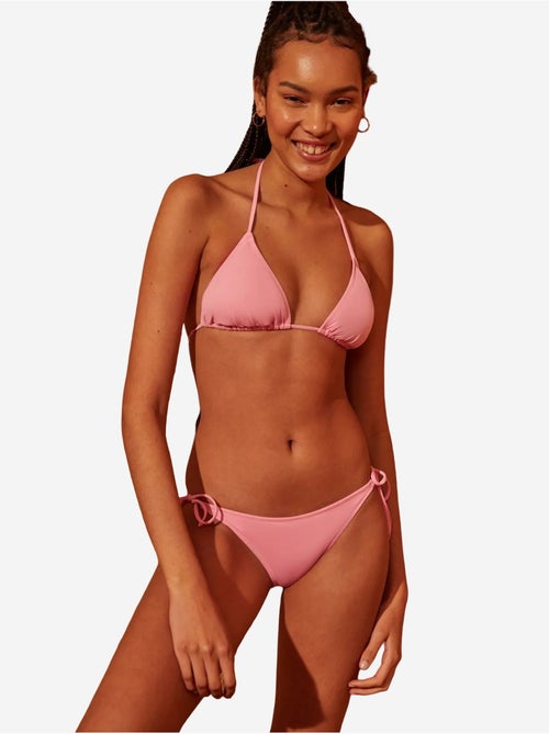 Slip bikini basic con laccetti penti - Kiabi