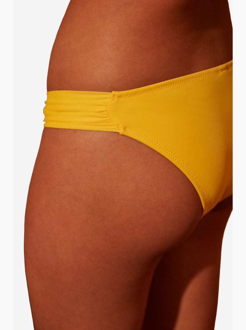 Slip bikini basic hipkini penti Giallo limone - Kiabi