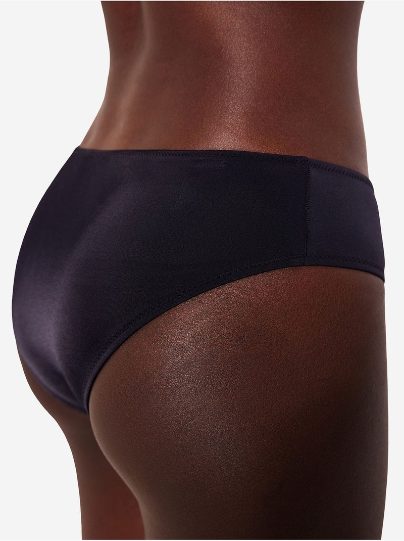 Slip bikini basic hipster penti Nero - Kiabi