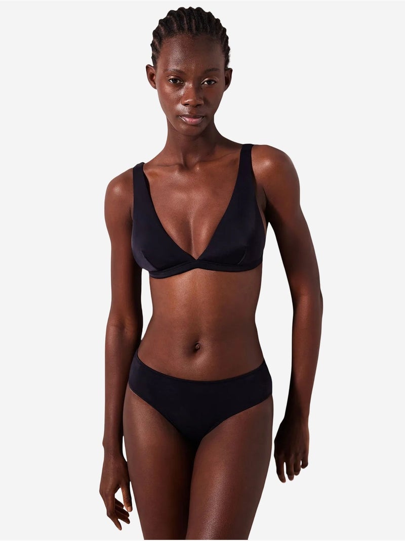 Slip bikini basic hipster penti Nero - Kiabi