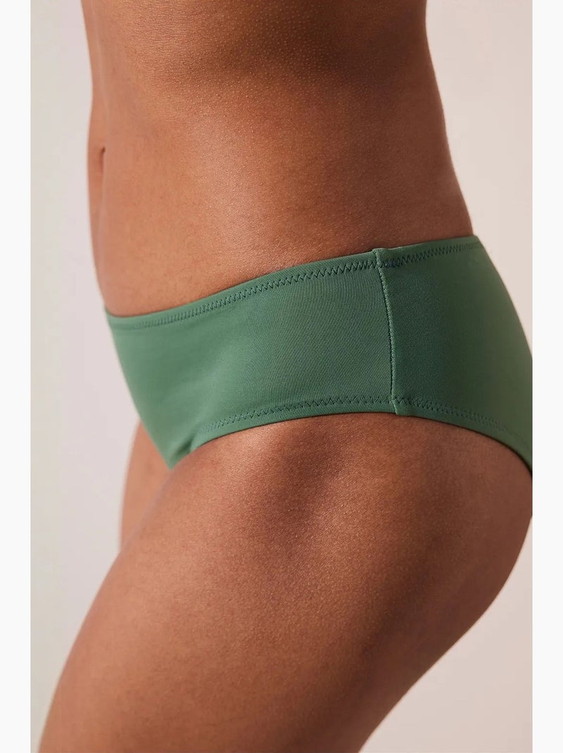 Slip bikini basic hipster penti Verde - Kiabi