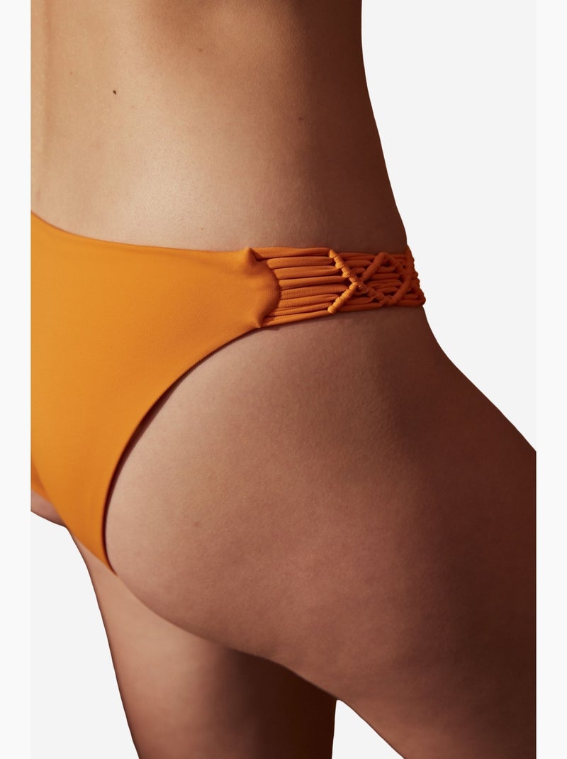 Slip bikini basic macrame penti Arancione - Kiabi