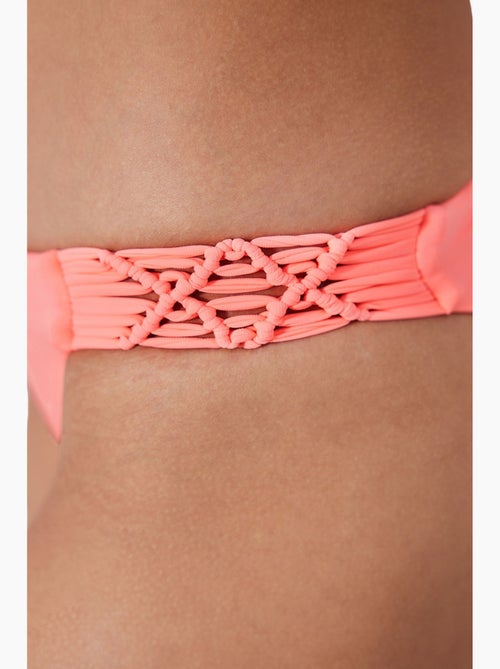 Slip bikini basic macrame penti - Kiabi Slip bikini basic macrame penti - Kiabi