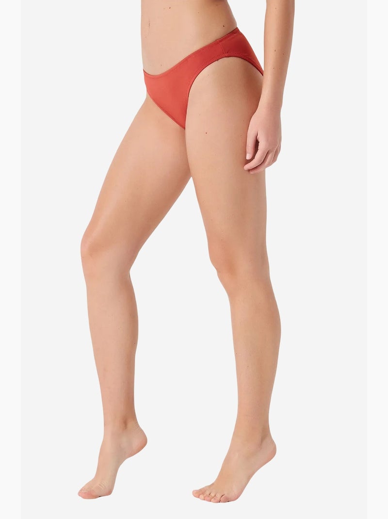 Slip bikini basic penti Terracotta - Kiabi