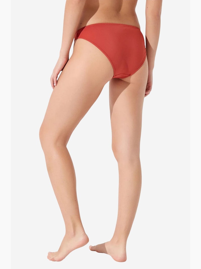 Slip bikini basic penti Terracotta - Kiabi