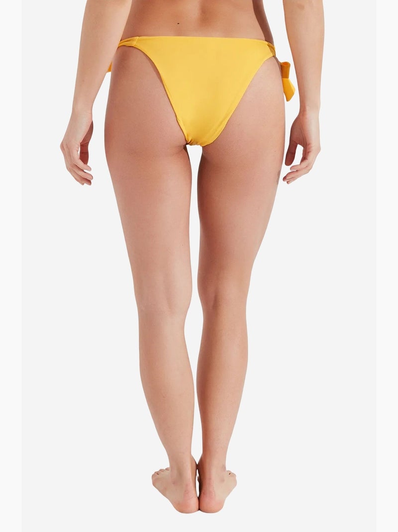 Slip bikini brasiliano basic penti Giallo limone - Kiabi