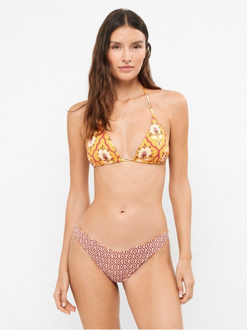 Slip bikini brasiliano e reversibile - Kiabi