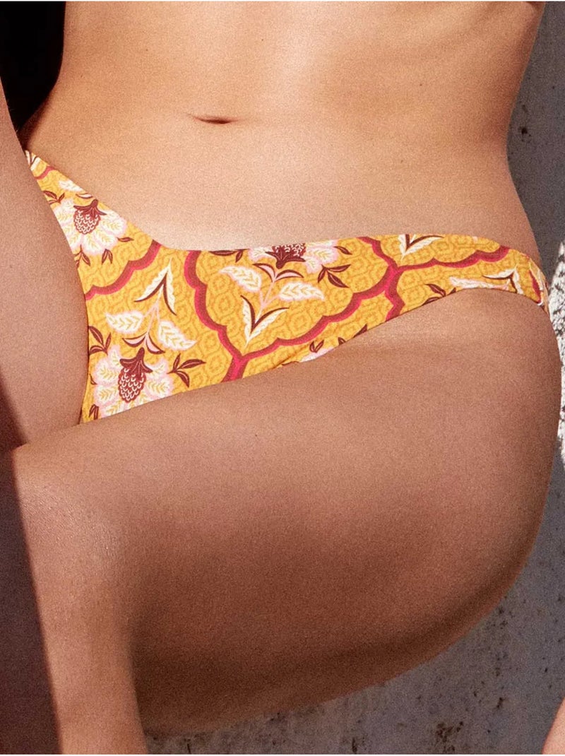 Slip bikini brasiliano e reversibile Multicolore - Kiabi