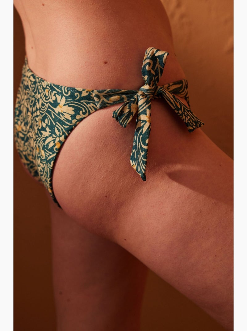 Slip bikini brasiliano elegante penti Verde foresta - Kiabi