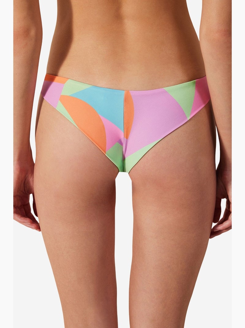Slip bikini brasiliano extra super penti Verde menta - Kiabi