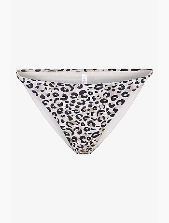 Slip bikini brasiliano leo con stampa leopardata penti