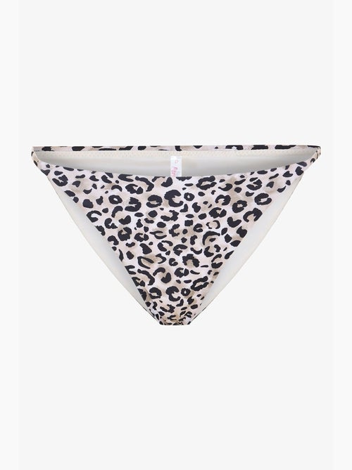 Slip bikini brasiliano leo con stampa leopardata penti - Kiabi Slip bikini brasiliano leo con stampa leopardata penti - Kiabi
