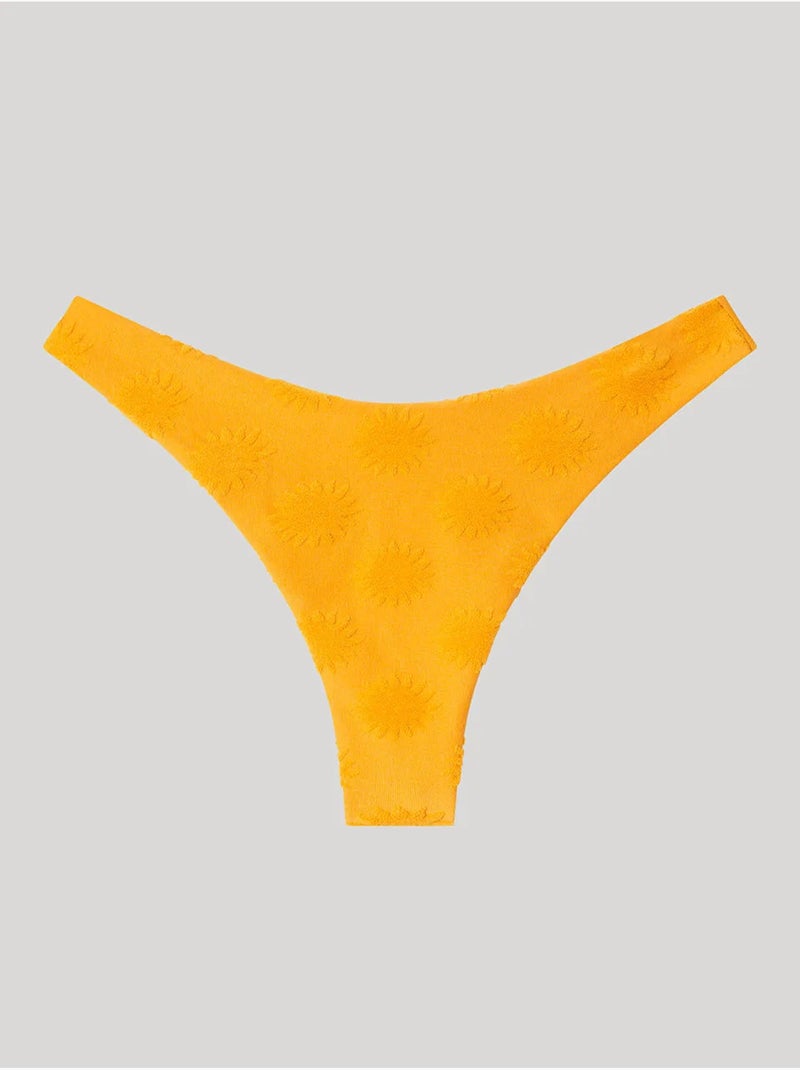 Slip bikini brasiliano Senape - Kiabi