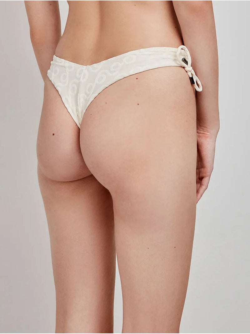 Slip bikini brasiliano taglio a v Beige - Kiabi