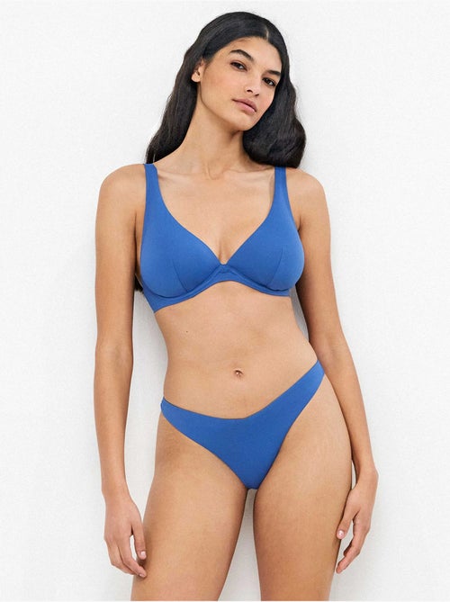 Slip bikini brasiliano taglio a v - Kiabi