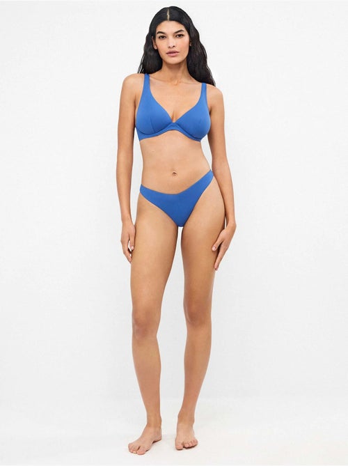 Slip bikini brasiliano taglio a v - Kiabi