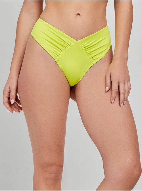 Slip bikini brasiliano taglio a v - Kiabi