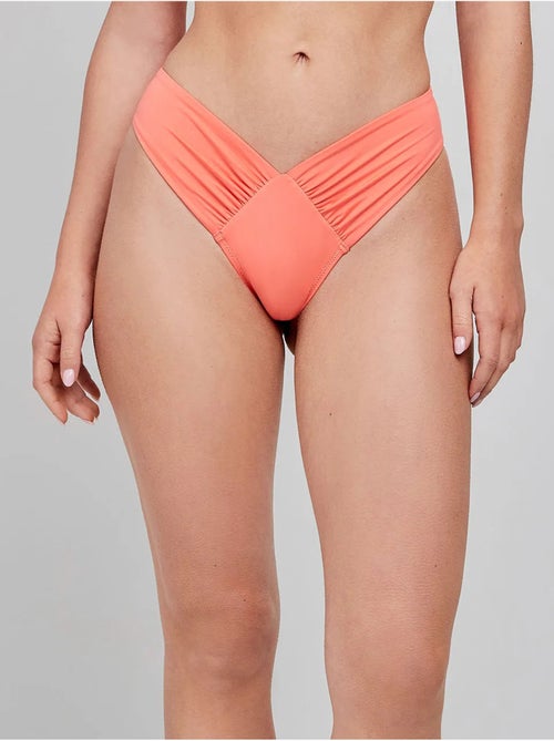 Slip bikini brasiliano taglio a v - Kiabi