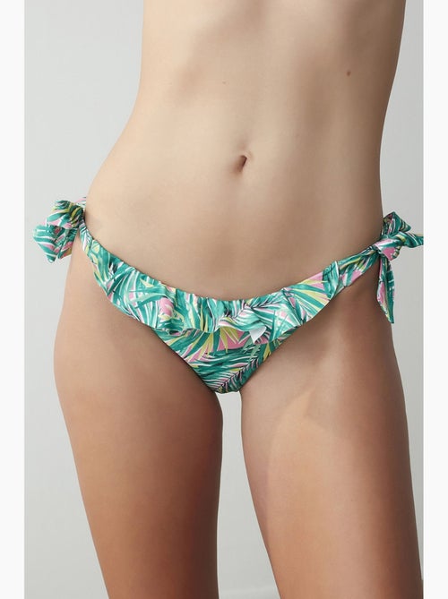 Slip bikini brasiliano very palm neon penti - Kiabi Slip bikini brasiliano very palm neon penti - Kiabi