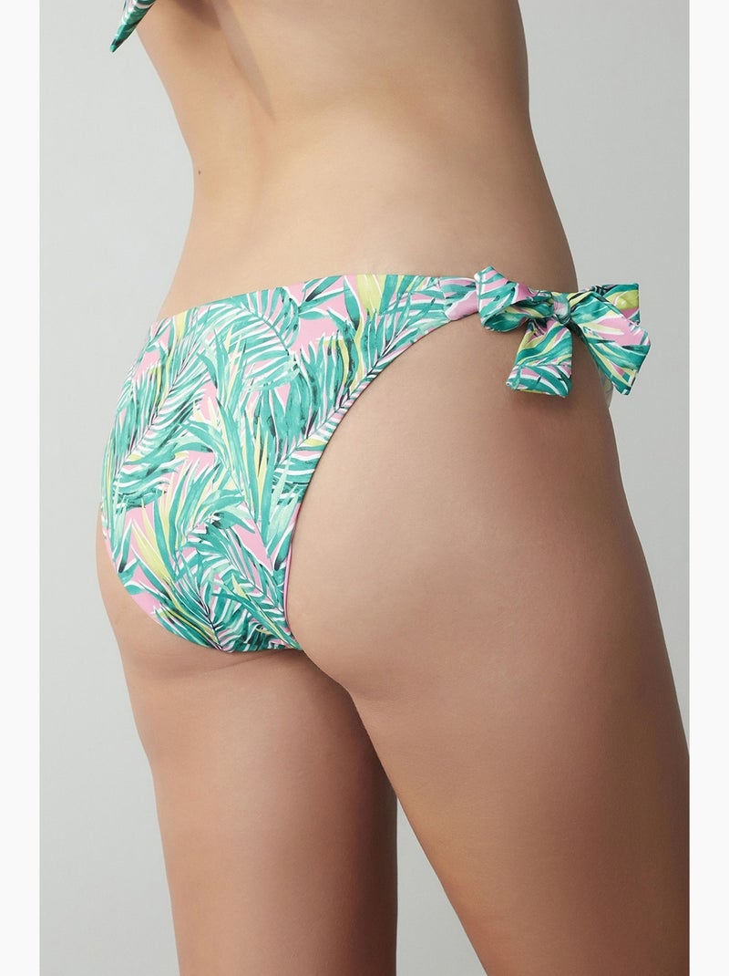 Slip bikini brasiliano very palm neon penti Verde menta - Kiabi