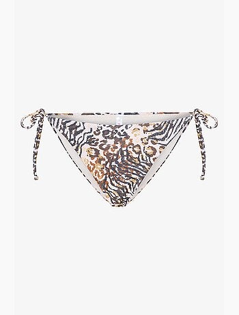 Slip bikini brissa con stampa leopardata penti