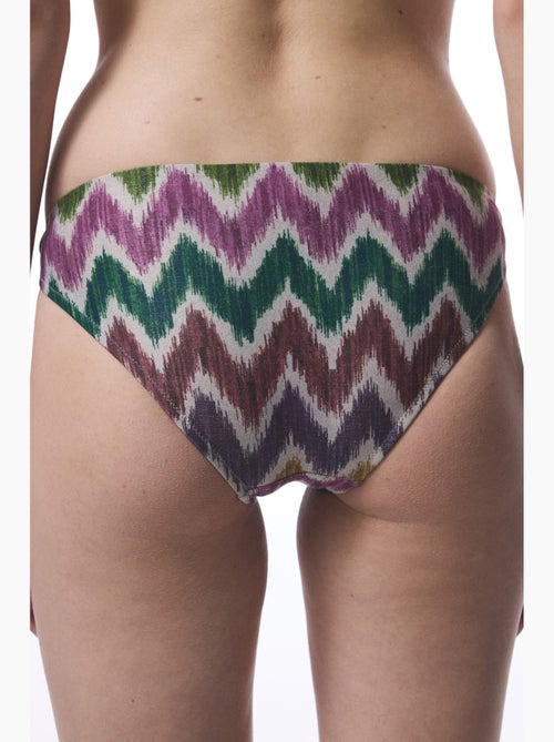 Slip bikini celine con fibbia laterale zigzag penti - Kiabi Slip bikini celine con fibbia laterale zigzag penti - Kiabi