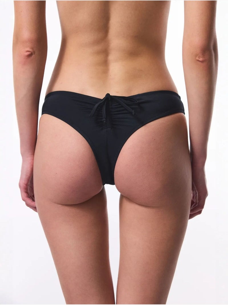 Slip bikini cheeky a vita bassa penti Nero - Kiabi