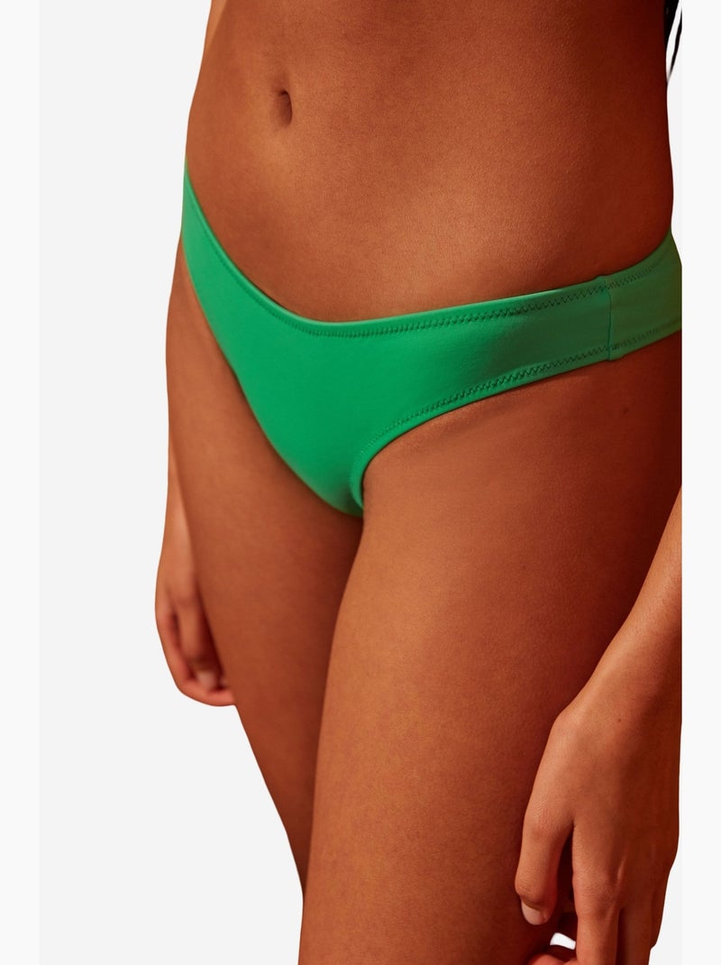 Slip bikini cheeky basic penti Verde smeraldo - Kiabi