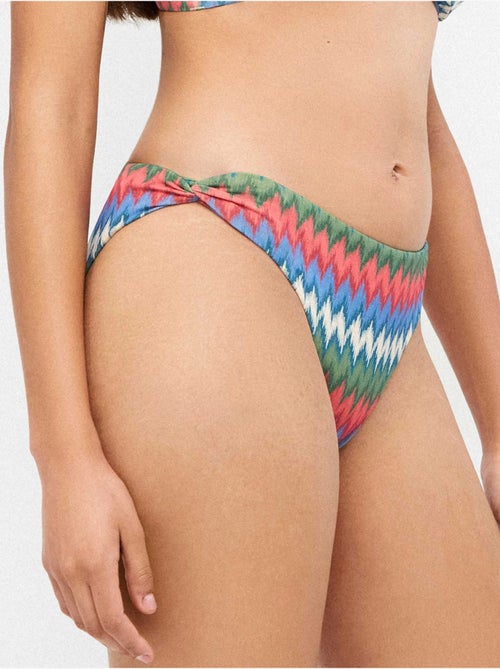 Slip bikini classico con stampa zig zag - Kiabi Slip bikini classico con stampa zig zag - Kiabi