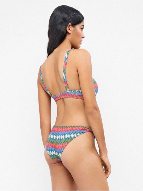 Slip bikini classico con stampa zig zag - Kiabi Slip bikini classico con stampa zig zag - Kiabi
