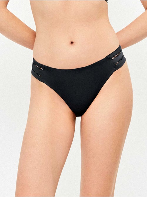 Slip bikini con dettaglio traforato sui lati - Kiabi Slip bikini con dettaglio traforato sui lati - Kiabi