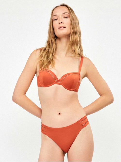 Slip bikini con dettaglio traforato sui lati - Kiabi
