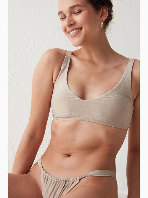 Slip bikini con lato scintillante penti - Kiabi Slip bikini con lato scintillante penti - Kiabi