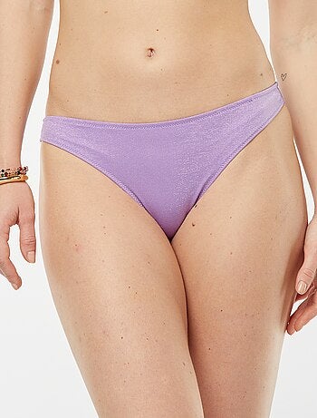 Slip bikini con paillettes