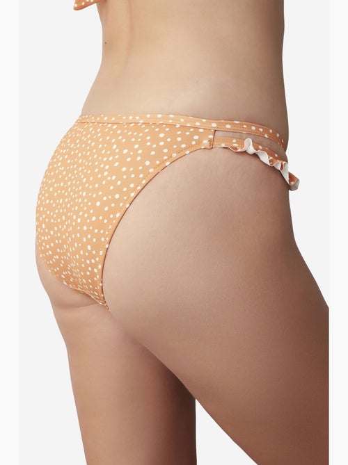 Slip bikini con volant laterale molto morbido penti - Kiabi Slip bikini con volant laterale molto morbido penti - Kiabi
