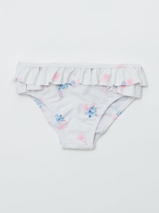 Slip bikini con volant 'Stitch'