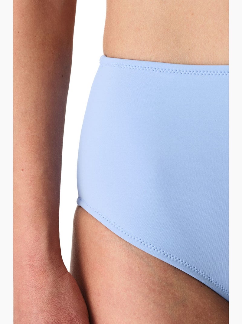 Slip bikini donna a vita alta penti Blu cielo - Kiabi