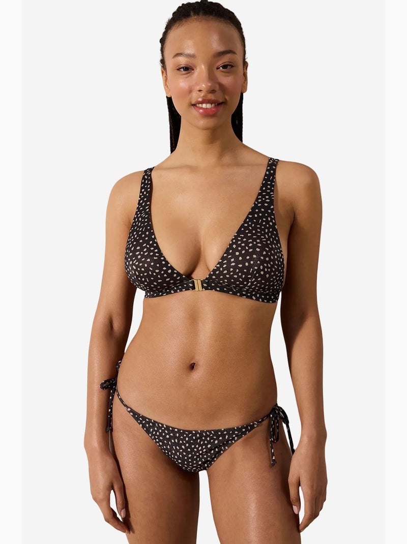 Slip bikini donna luna penti Nero - Kiabi