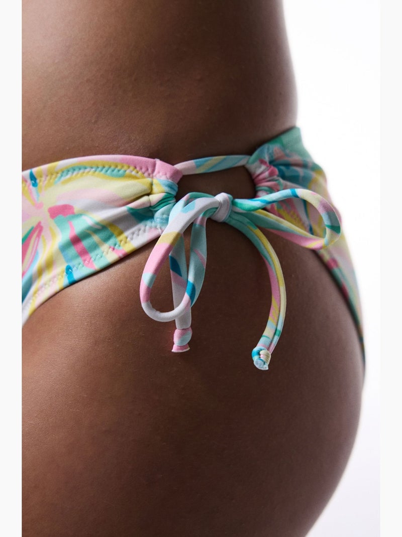 Slip bikini dream con stampa foglie penti Verde menta - Kiabi
