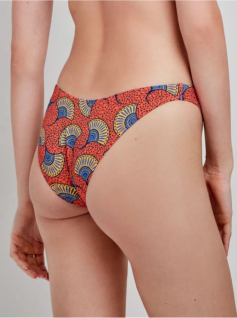 Slip bikini fantasia tribale Multicolore - Kiabi